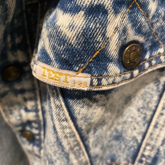 Real vintage acid wash jean jacket - Picture 12 of 12